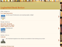 Tablet Screenshot of book.leglessbird.com